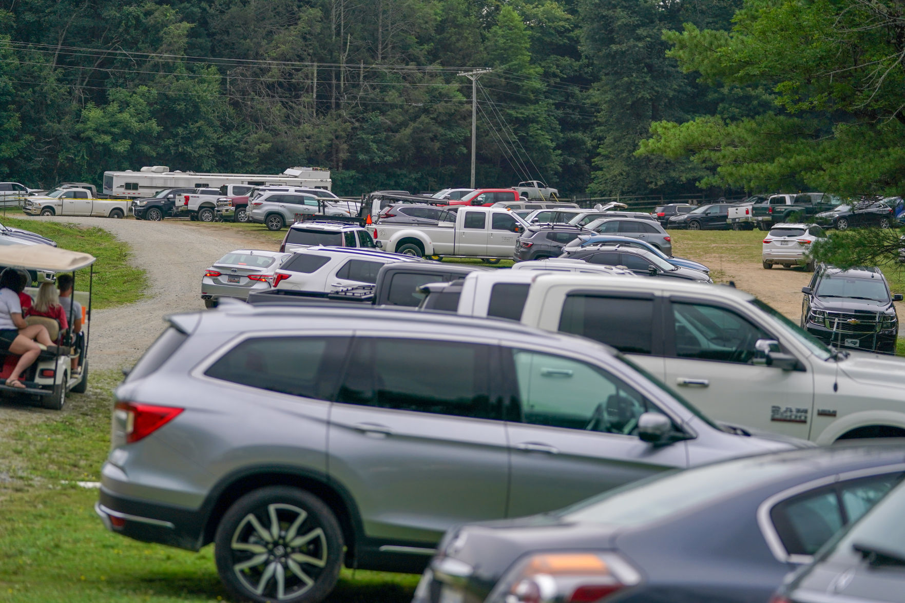 Lots of cars means lots of people